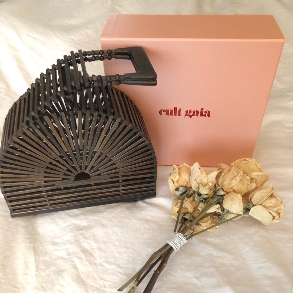 BRAND NEW Cult Gaia- Cupola Bag in Teak